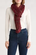 Melrose and Market Metallic Knit Scarf