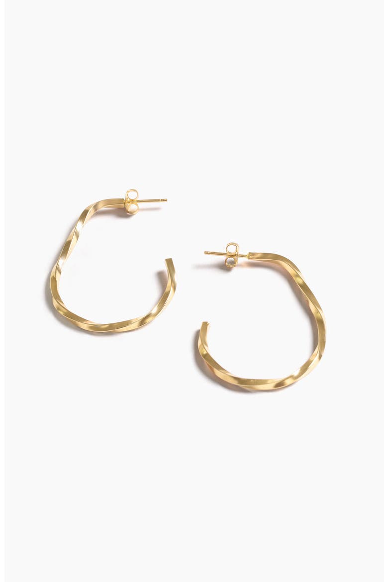 Ava Hoops Gold-Filled, Main, color, Gold