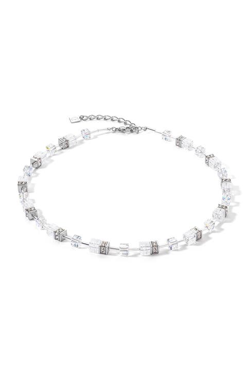 Geocube Iconic Nature Silver Necklace