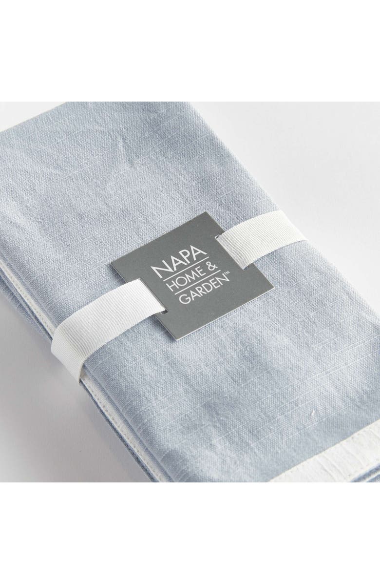 Napa Home & Garden Paige Dinner Napkins Set Of 4, Alternate, color, Blue