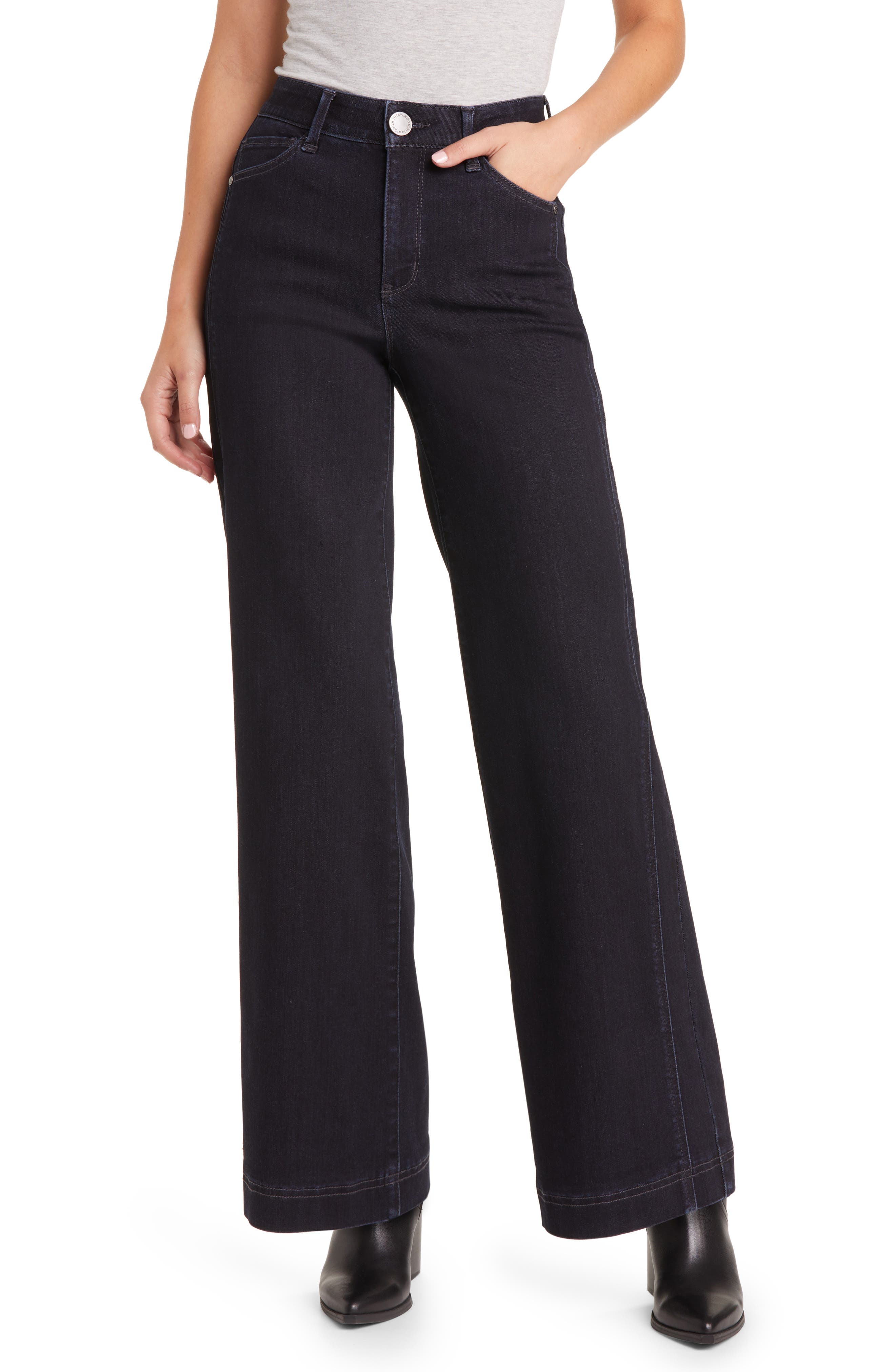 Wit & Wisdom Gracie 'Ab'Solution Skyrise Wide Leg Jeans