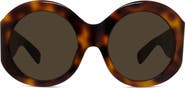Givenchy Cocoon 56mm Round Sunglasses
