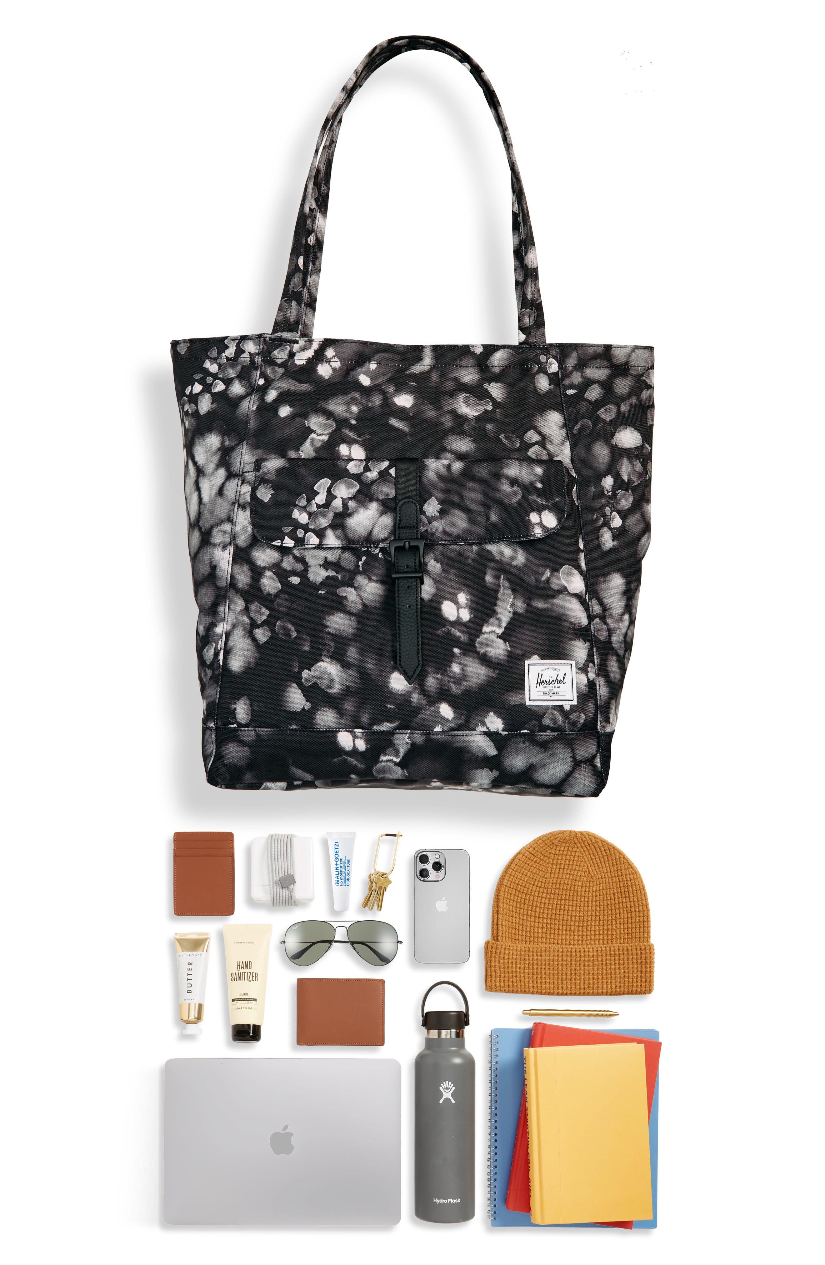 Retreat Tote, Alternate, color, ANIMAL WATERCOLOR