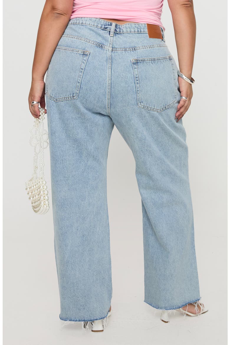 Fawcett High Waist Straight Leg Jeans, Alternate, color, LIGHT BLUE WASH