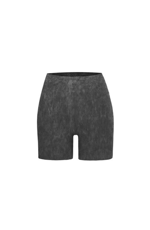 Vitality Cloud Ii Rib Biker Short In Gray