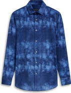 Bugatchi James OoohCotton® Airbrush Print Button-Up Shirt