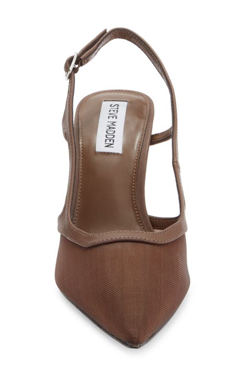 Steve Madden Scotlynn Slingback Pump In Brown