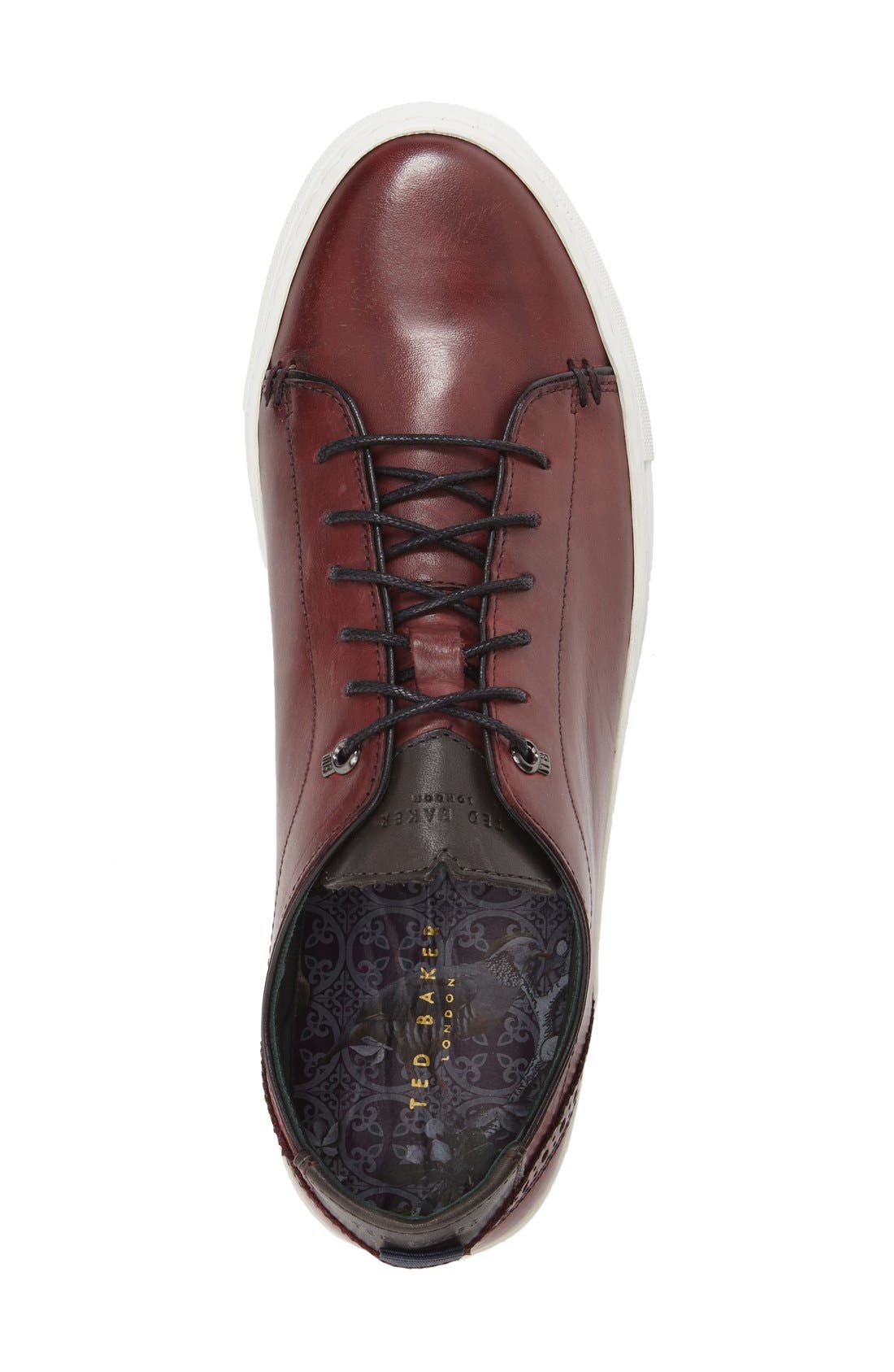 'Kiing Classic' Sneaker, Alternate, color, DARK RED