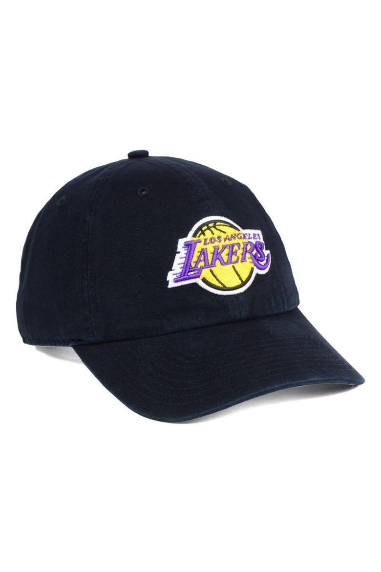 Los Angeles Lakers '47 Clean Up Hat - Black, Alternate, color, Black