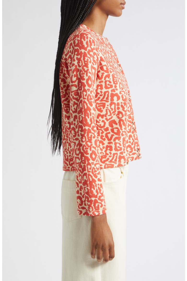 Lexi Cardigan, Alternate, color, RED LEOPARD