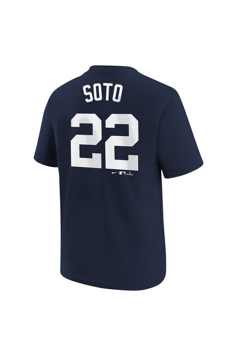 Youth Nike Juan Soto Navy New York Yankees Home Player Name & Number T-Shirt, Alternate, color, Navy