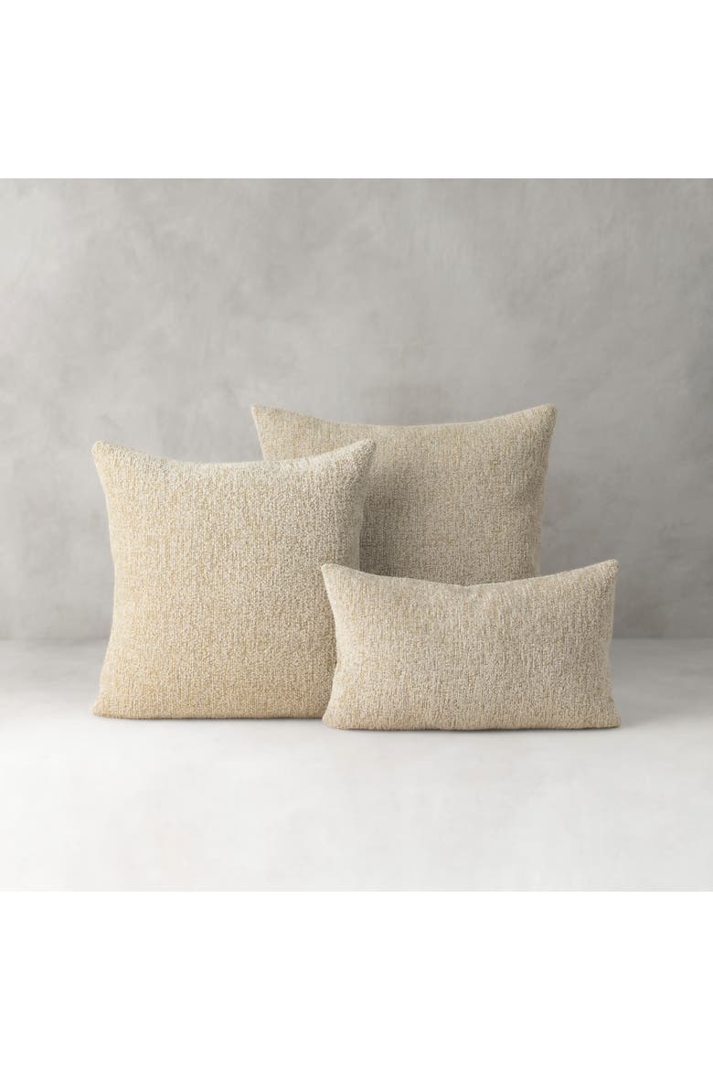 Comfort Honey Luxe Chenille Indoor & Outdoor Woven Accent Pillow, Alternate, color, Honey