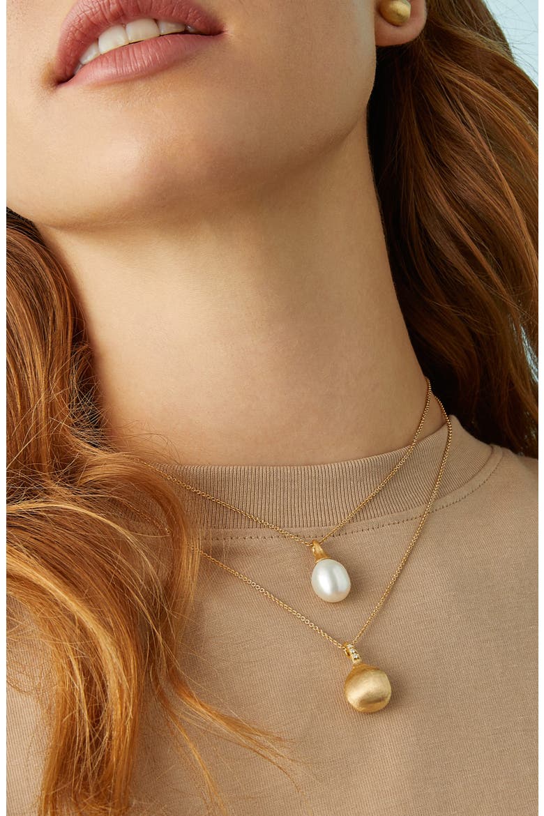 Africa Boule 18K Yellow Gold & Diamond Pendant Necklace, Alternate, color, 18K YELLOW GOLD