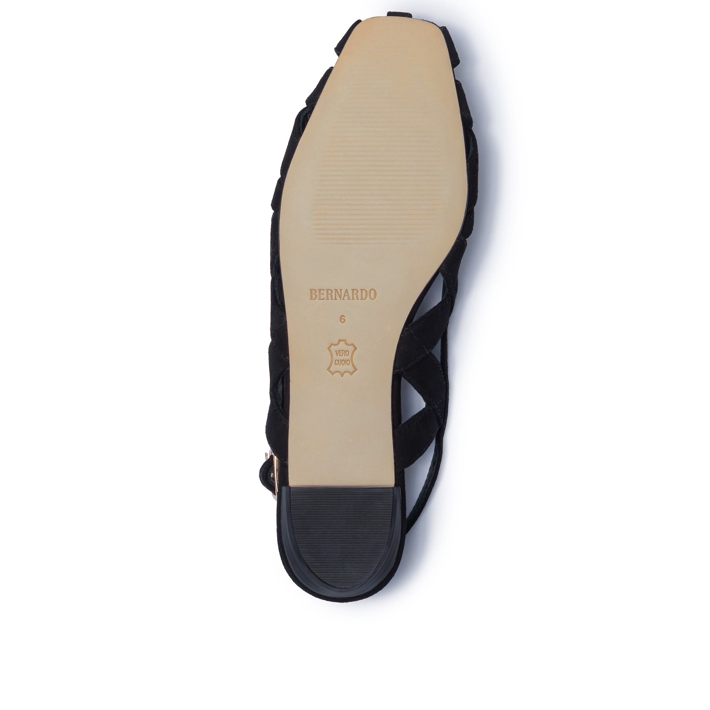 Bernardo Footwear Glinda Flat, Alternate, color, Black