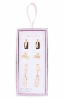 Leith 3-Pack Cherry Assorted Earrings