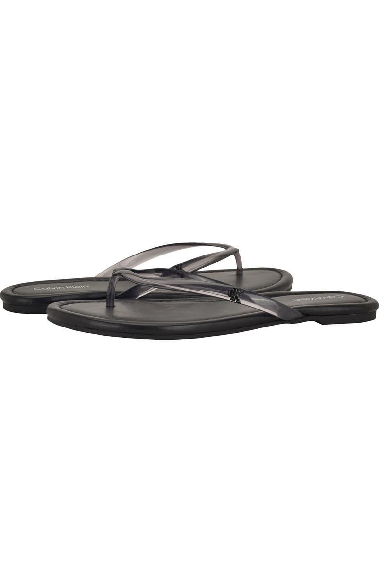 Calvin Klein Crude Flip Flop, Alternate, color, Black