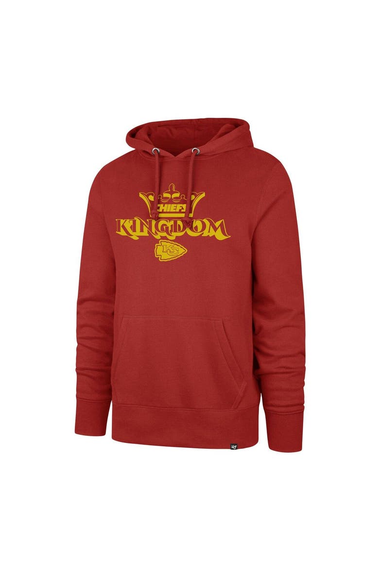 Men's '47 Red Kansas City Chiefs Regional Headline Pullover Hoodie, Alternate, color, Red