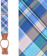 Trafalgar Sherwood Plaid Silk Suspenders