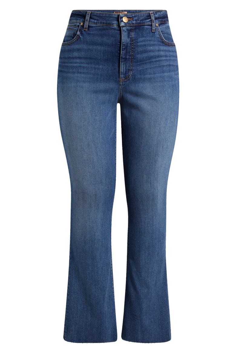 Stella Fab Ab Raw Hem High Waist Flare Jeans, Alternate, color, JOY