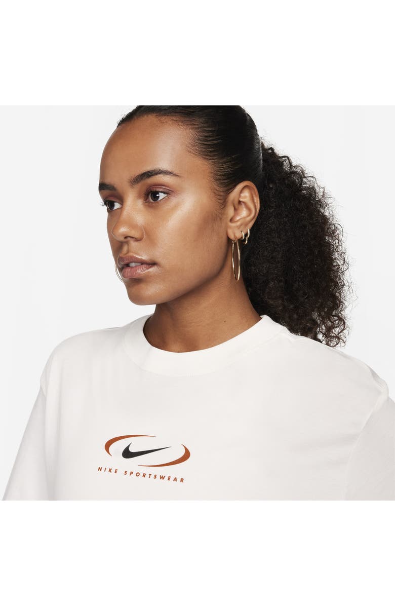 Nike Sportswear Logo Cotton Graphic T-Shirt, Alternate, color, Sail