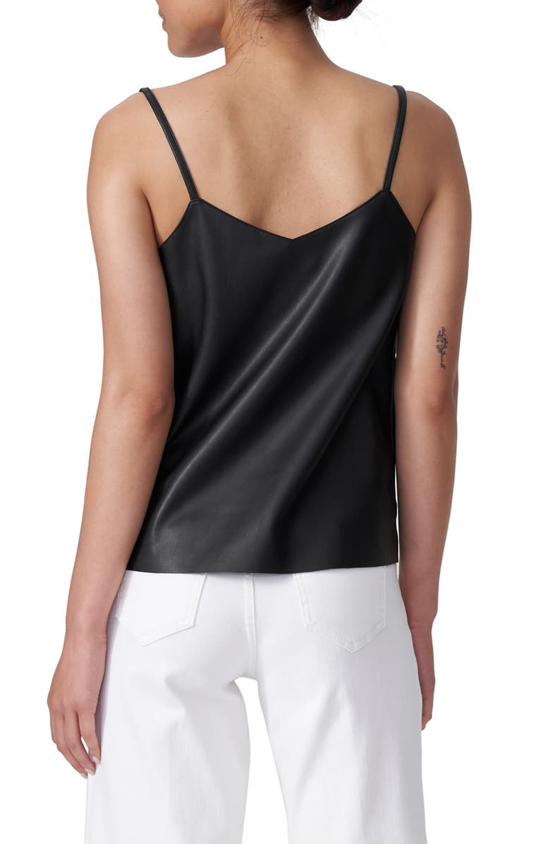 Universal Standard Fatima Faux Leather Camisole, Alternate, color,