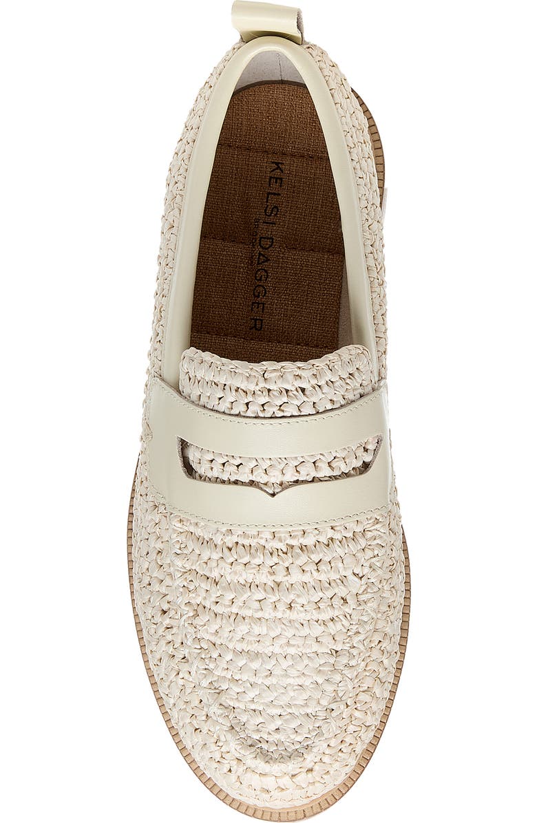 Kelsi Dagger Brooklyn Lens Penny Loafer, Alternate, color, Shell