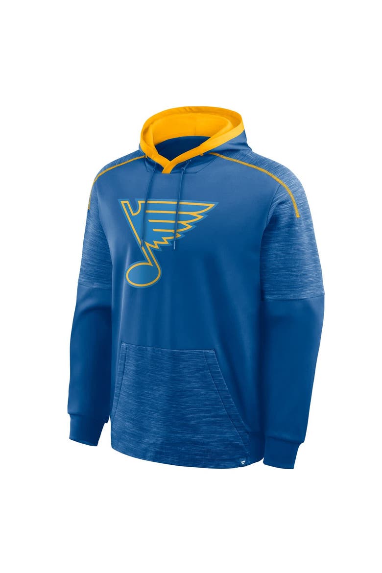Men's Fanatics Blue St. Louis Blues Goaltender Defender Pullover Hoodie, Alternate, color, Blue