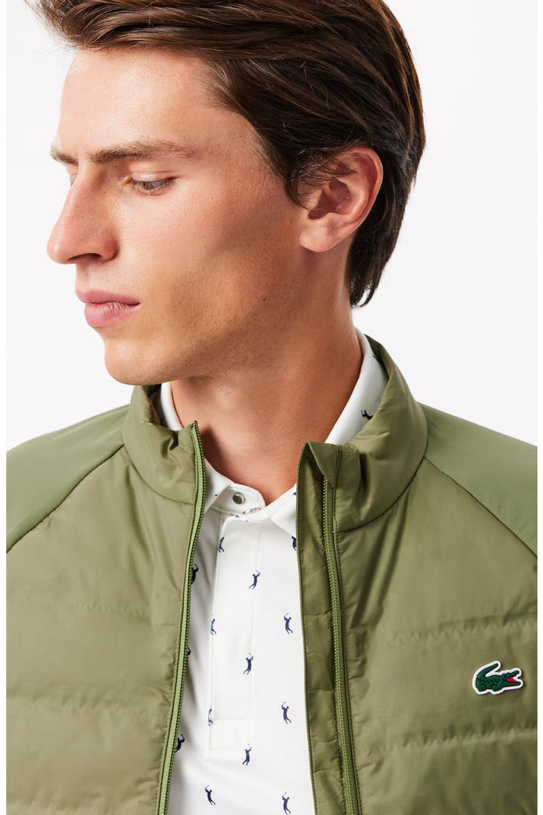 Quilted Golf Jacket, Alternate, color, IDK KHAKI/KHAKI