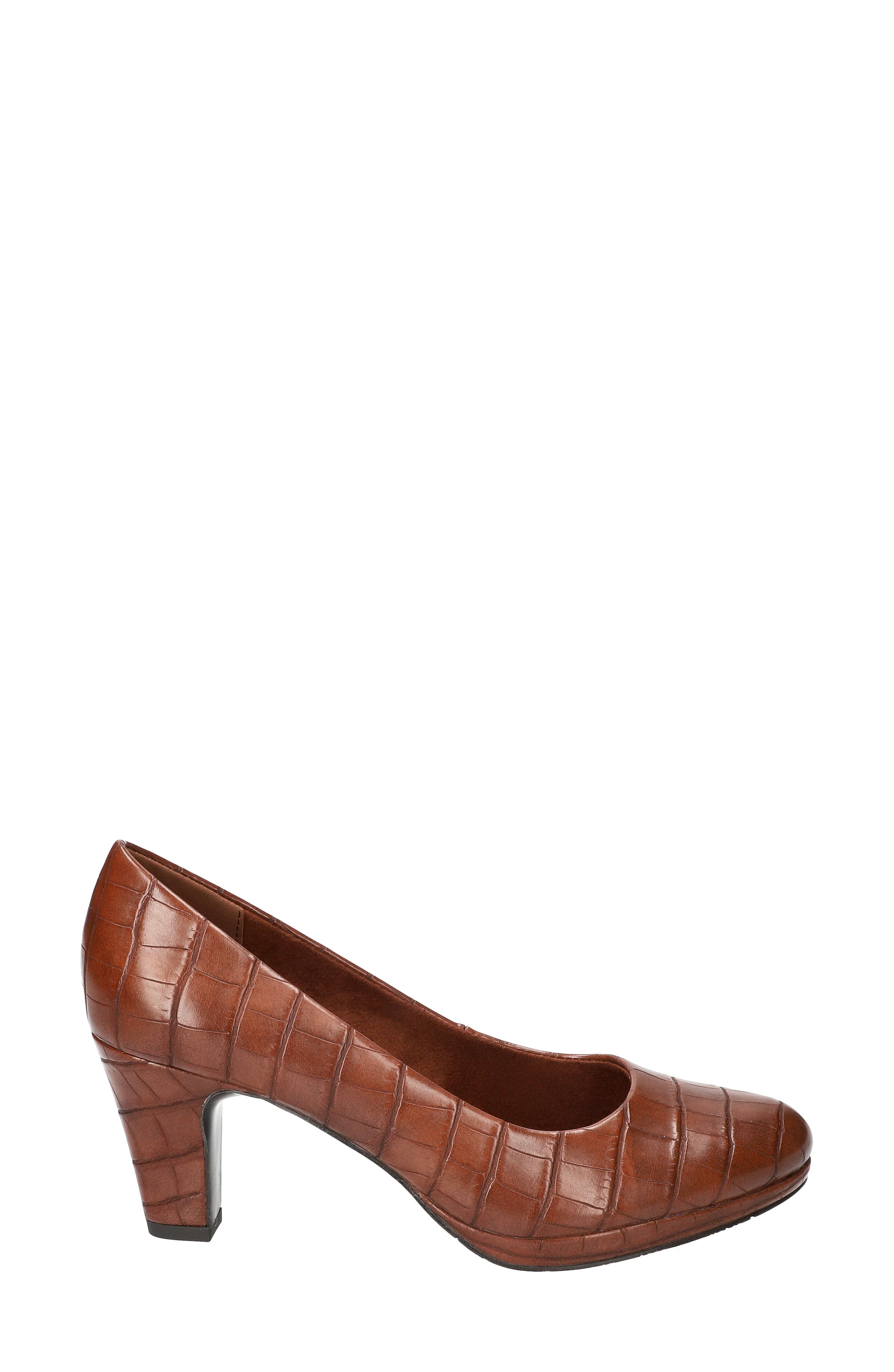 EASY STREET Equinox Pump, Alternate, color, Tan Croco