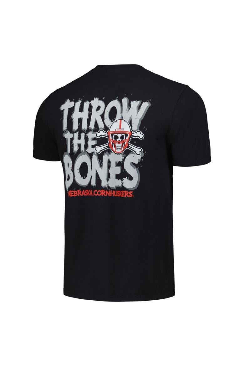 Unisex Black Nebraska Huskers Hyper Local Throw the Bones T-Shirt, Alternate, color, Black