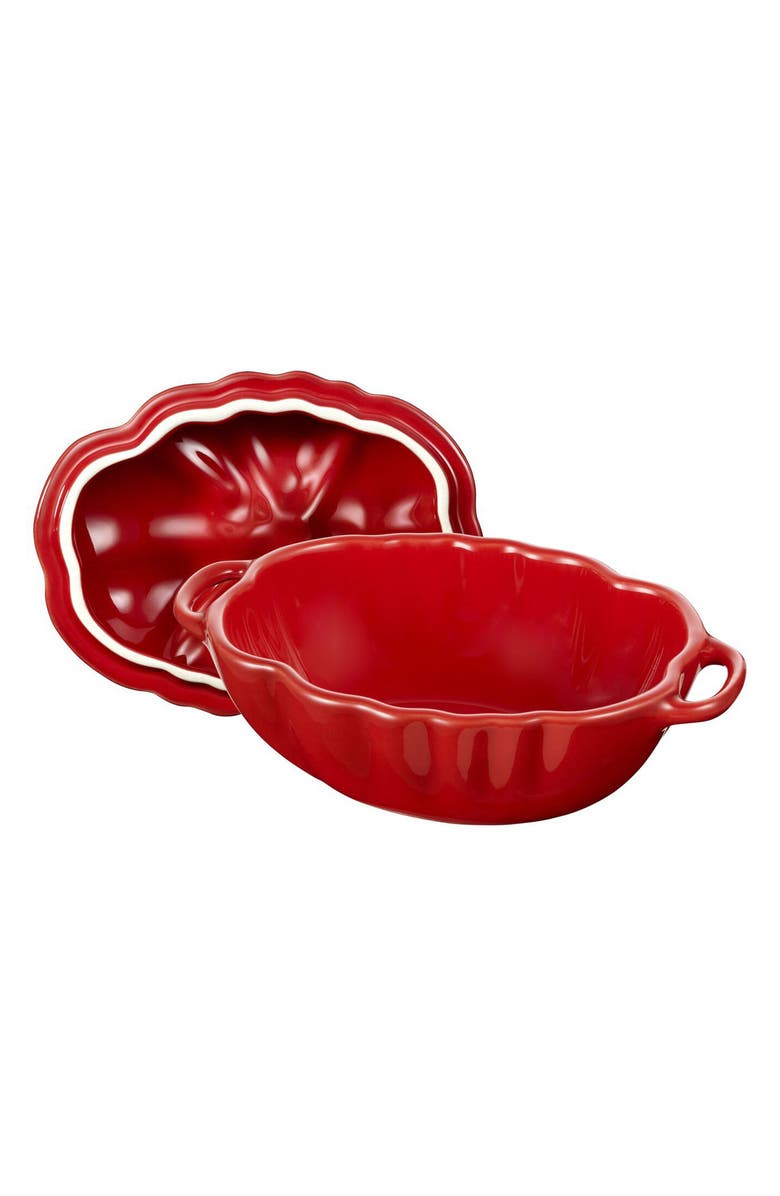Staub Ceramic Petite Tomato Dish with Lid, Alternate, color, Cherry