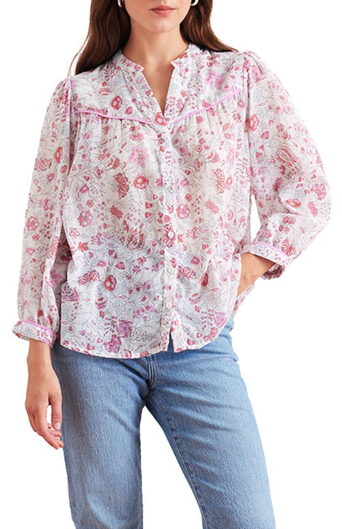 Paneros Clothing Anna Floral Button Up Blouse
