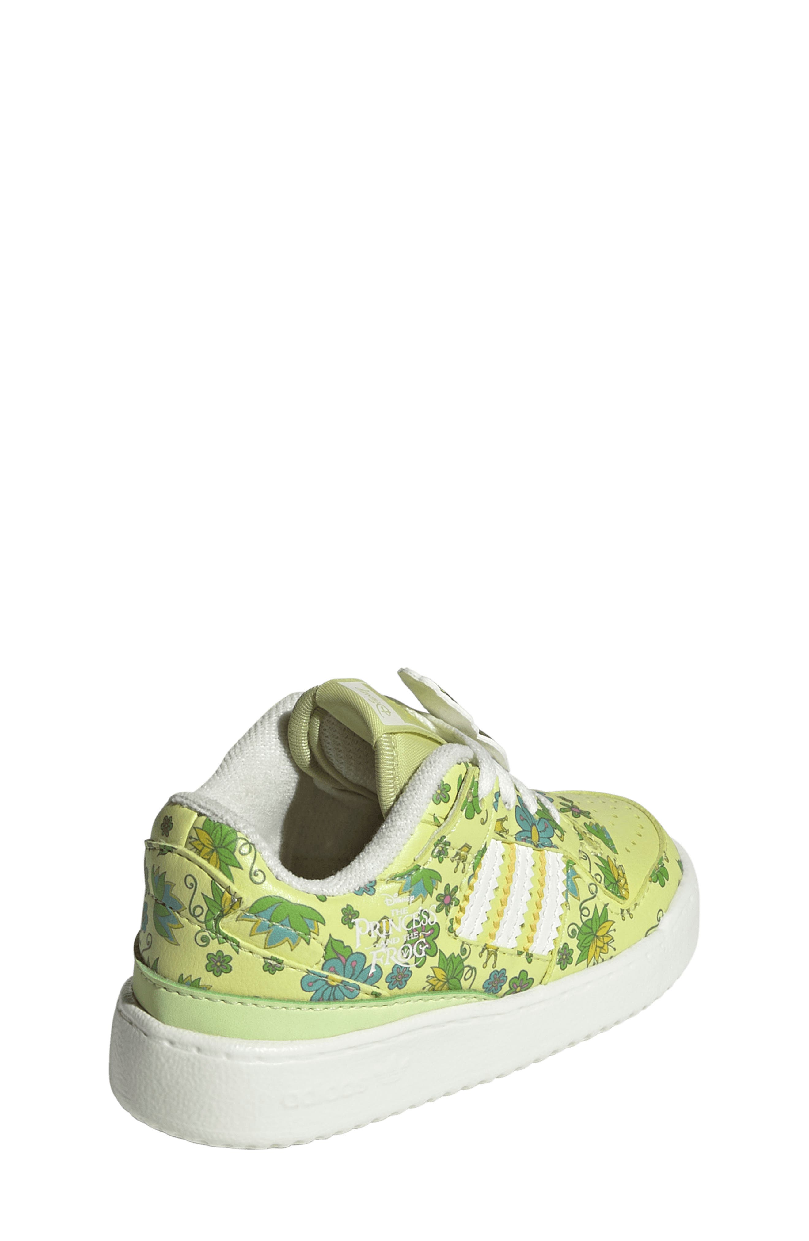 adidas x Disney Princess Tiana Forum Low Sneaker, Alternate, color, 