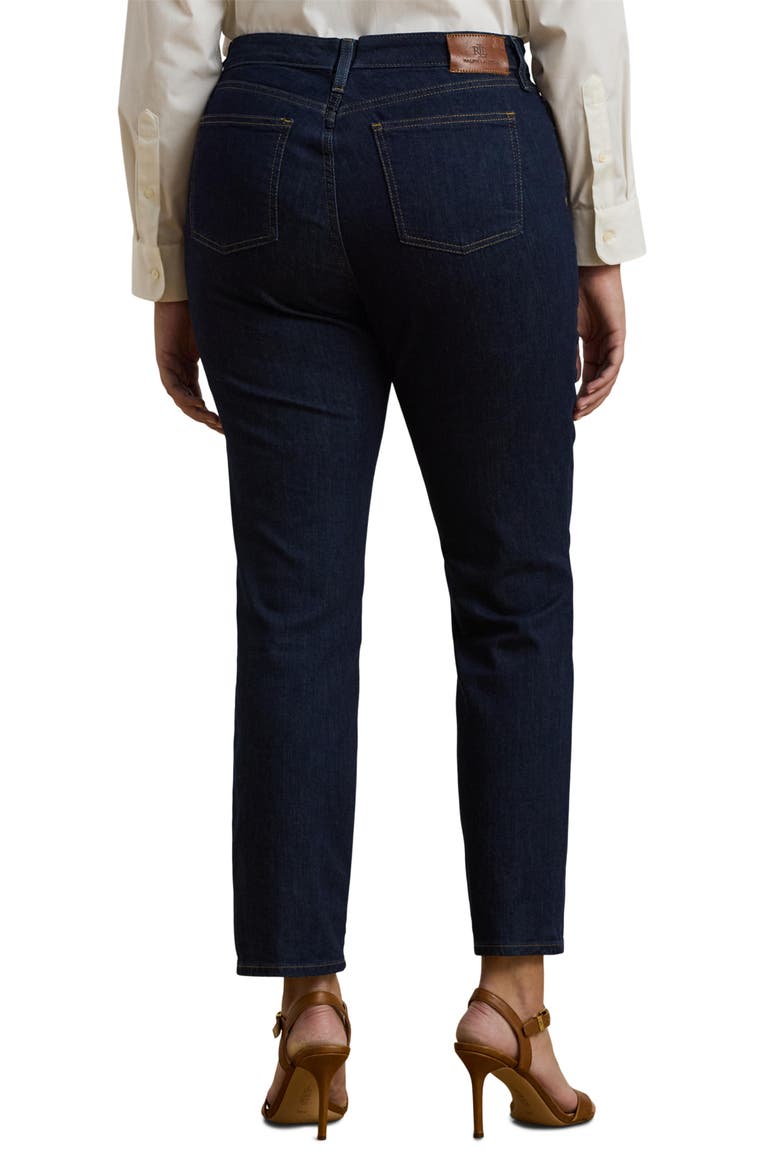 Straight Leg Jeans, Alternate, color, DARK RINSE