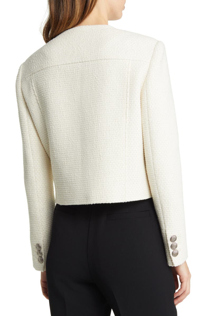 Ted Baker London Cremla Bouclé Crop Jacket, Alternate, color,