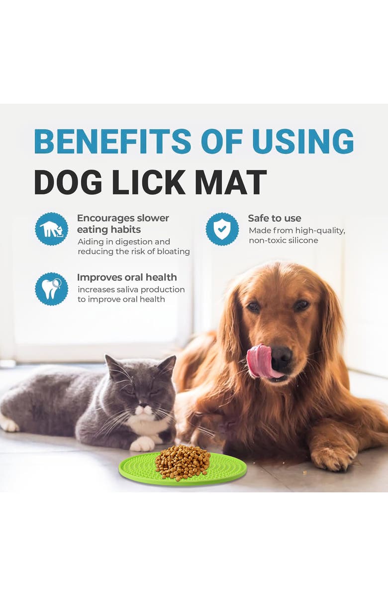 GOOPAWS 3Pack Licking Mats, Alternate, color, Multicolored