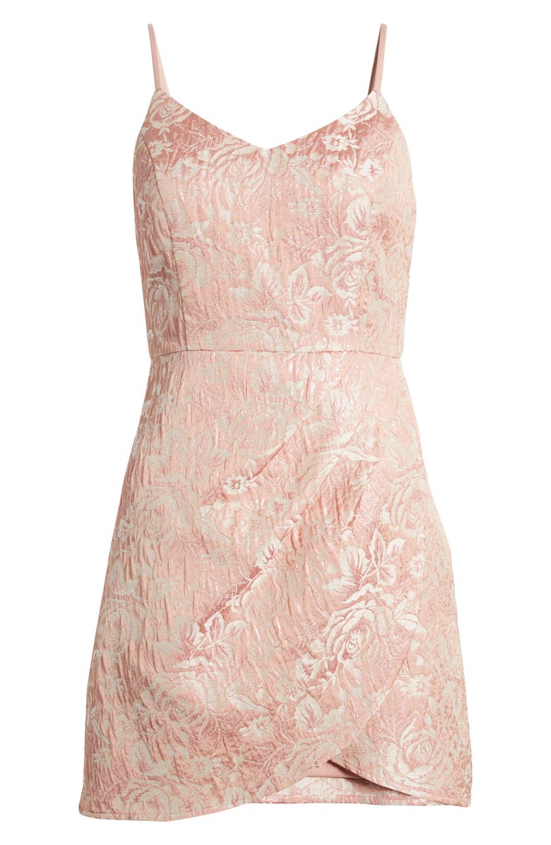 Lulus Start This Party Tulip Hem Minidress, Alternate, color,