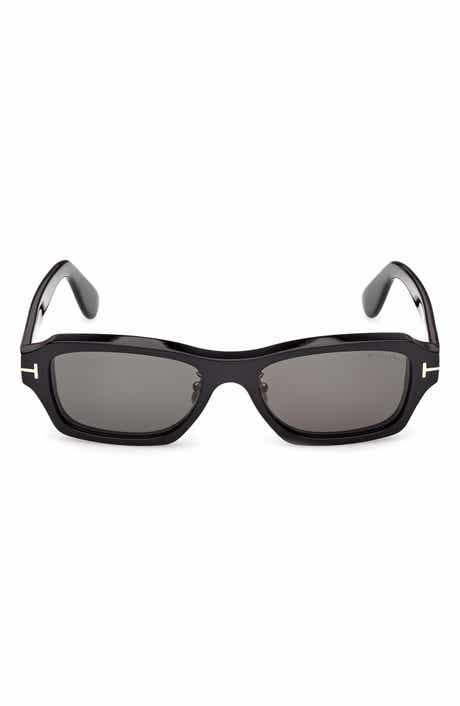 TOM FORD 56mm Rectangle Sunglasses