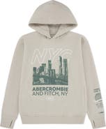 abercrombie kids Kids' NYC Buildings Graphic Hoodie