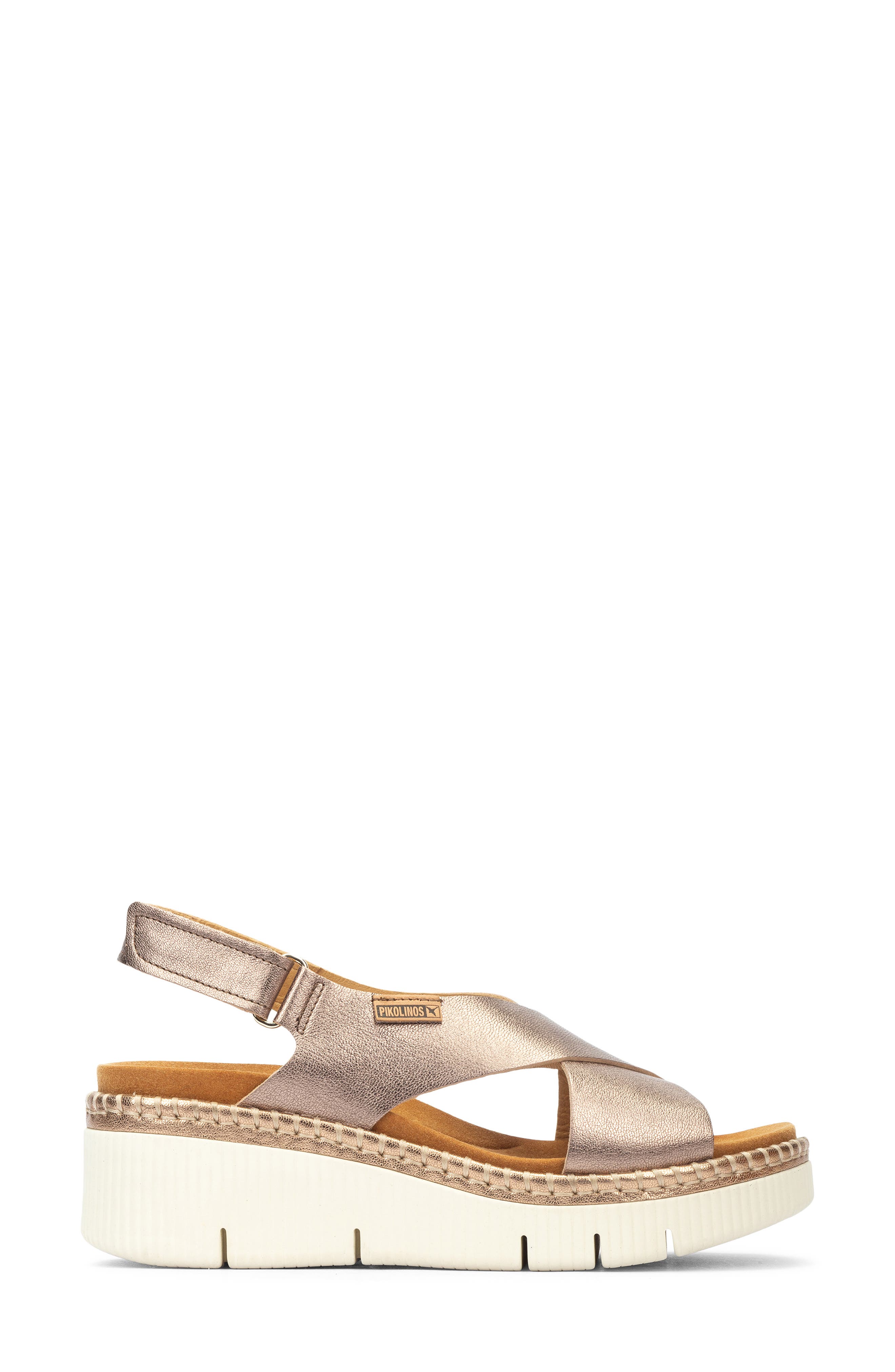 Gomera Wedge Sandal, Alternate, color, STONE