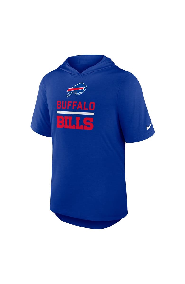 Nike Men's Nike Royal Buffalo Bills Lockup Tri-Blend Hoodie T-Shirt, Alternate, color, Royal