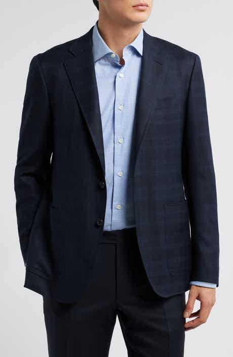 Canali Kei Trim Fit Super 130s Wool Sport Coat