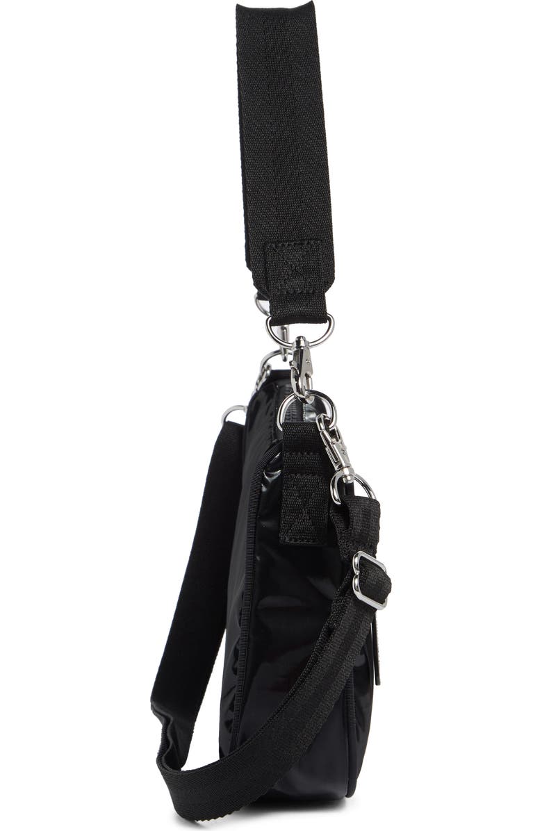 LeSportsac Small Convertible Shoulder Bag, Alternate, color, Black Shine