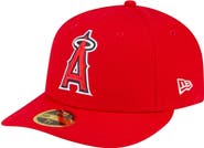 New Era Men's New Era Red Los Angeles Angels Game Authentic Collection On-Field Low Profile 59FIFTY Fitted Hat