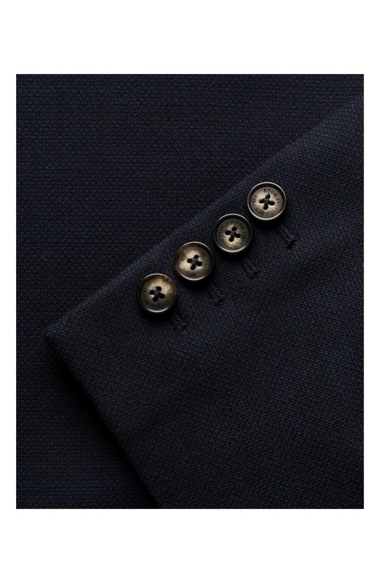 Eton Tech Stretch Wool Blend Soft Sport Coat, Alternate, color, Navy