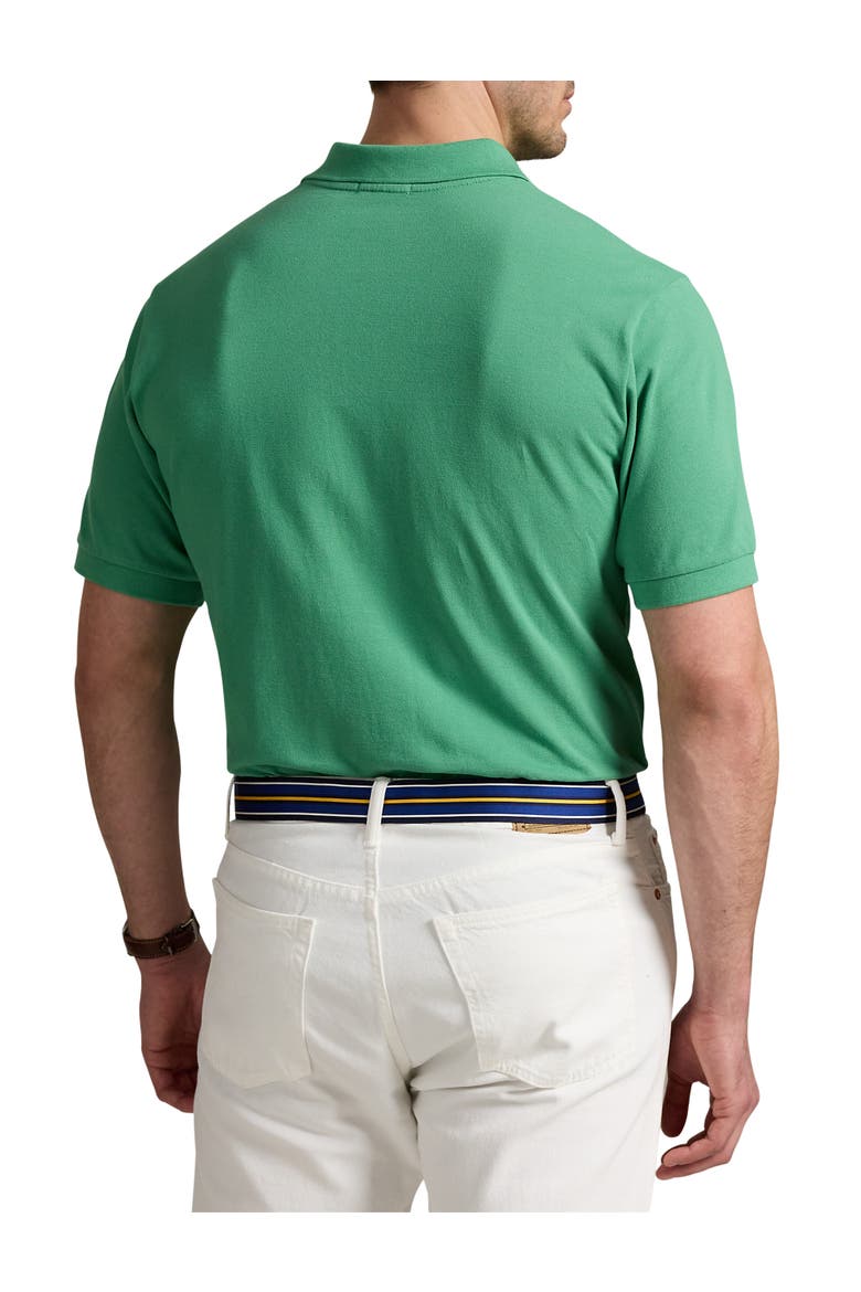 Big & Tall Mesh Polo Shirt, Alternate, color, ART GREEN