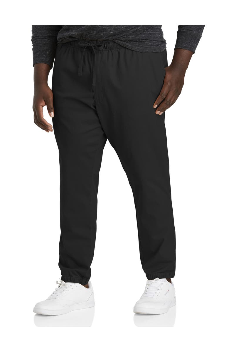 True Nation by DXL Big & Tall Twill Joggers, Main, color, 
