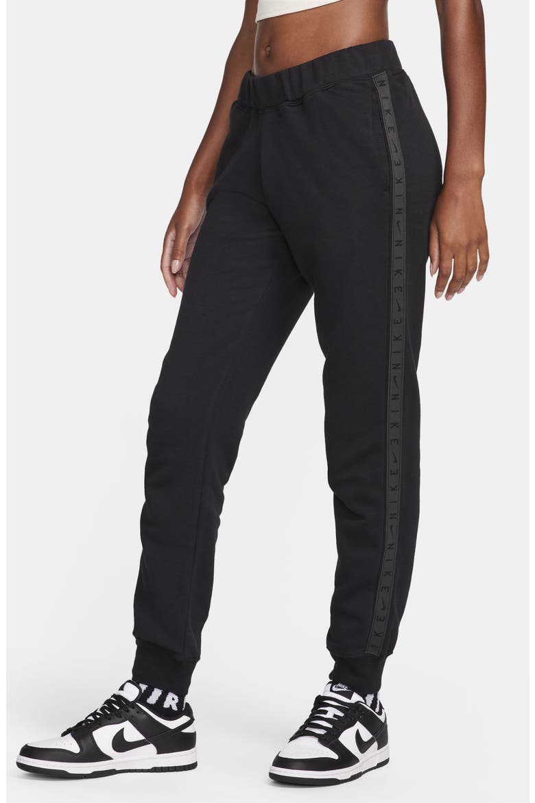 Essential Fleece Joggers, Main, color, BLACK/ ANTHRACITE