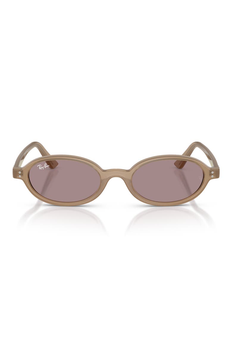 51mm Oval Sunglasses, Main, color, OPALESCENT BROWN / VIOLET