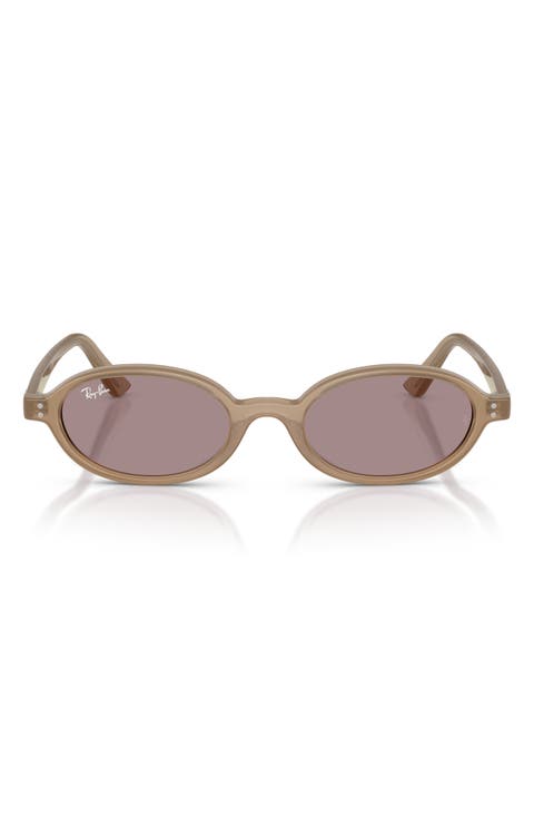 51mm Oval Sunglasses